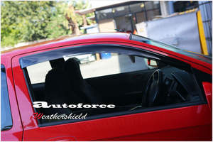 Déflecteurs de fenêtre, pare-pluie, visières de fenêtre pour Hyundai Getz 3 portes - Product Image 6