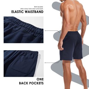 Pantalones cortos ligeros de mezcla de poliéster y algodón para hombre, pantalones cortos informales y cómodos para exteriores, pantalones cortos de verano de secado rápido - Product Image 4