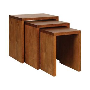 Luxury Wooden <b>Rectangle</b> Nesting <b>Side</b> <b>Tables</b> Premium Handmade Tabletop Finish | Wholesale Bulk Orders - Product Image 1