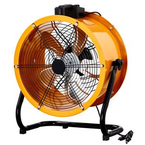 Ventilador de Piso Móvil Estándar Estadounidense MLD 450 de 18 Pulgadas con Asa, 110V 218W, Motor de Cobre, Naranja Amarillo, Ventilador Industrial - Product Image 2