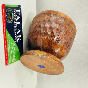 Quemador de incienso de madera de diseño creativo, Bakhoor quemador, incensario árabe de madera, soporte de incienso de Falak World Export - Product Image 1