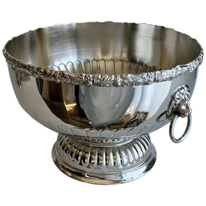 Bol à vin de luxe vintage en argent sterling avec bordure Gadroon pour la restauration fine, élégant refroidisseur de champagne et pour les fêtes, en promotion - Product Image 2