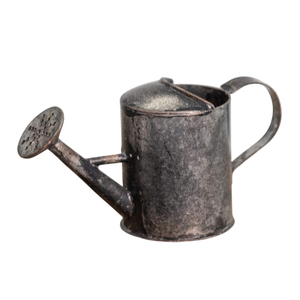 Regadera de Acero Galvanizado Rústica Antigua, Maceta de Metal Vintage con Acabado Desgastado, Regadera de Hierro Recubierta de Zinc Resistente para Plantas - Product Image 2