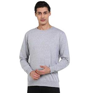 Sudadera con logotipo personalizado para hombre, sudadera de algodón con cuello redondo de gran tamaño en blanco liso, sudaderas sin capucha para hombre de otoño e invierno - Product Image 5