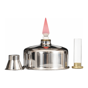 Lampe à alcool en acier inoxydable SciLab 200/700 mL avec couvercle et mèche en papier pour chauffage en laboratoire - Product Image 3