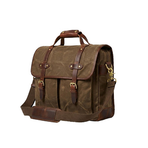 กระเป๋าแล็ปท็อปผ้าใบอเนกประสงค์ 14 15 6 นิ้วกันน้ำกระเป๋าเดินทางธุรกิจกระเป๋าสะพายไหล่ทนทานกระเป๋าสำนักงานสำหรับผู้ชายผู้หญิง - Product Image 1