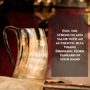 Traditional Viking Horn <b>Mug</b> Double Wall Eco-Friendly Handcrafted Tankard Drinkware <b>Mug</b> from Indian Supplier - Product Image 2