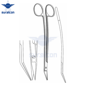 Tijeras Quirúrgicas Dean Scissor Plain de 17 cm (6¾ Pulgadas), Afiladas, de Acero Inoxidable Reutilizables para Cirugía General, Plástica y Cosmética - Product Image 3