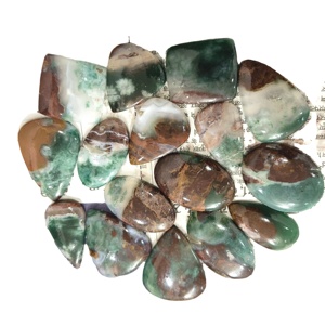 Piedra Preciosa de Aguamarina Verde Suelta de Primera Calidad, Formas Mixtas, Cristal Natural Curativo, 20-45mm, 8-12g, para Fabricación de Joyería, Venta al Por Mayor - Product Image 1