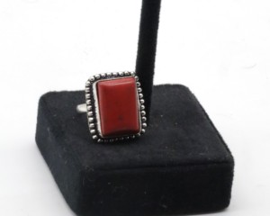 Natural Agate <b>Adjustable</b> <b>Ring</b> for Women – German Silver Handmade Agate Stone <b>Ring</b> Boho Gemstone Jewelry - Product Image 1