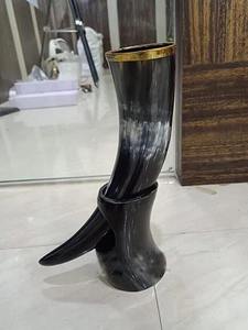 Viking Drinking Horn with Horn Stand Large Capacity Eco-Friendly Buffalo Horn for Home Restaurant Office & Party Use - Product Image 6