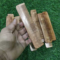 Peigne moderne artisanal en bois de Neem véritable de qualité supérieure, écologique, 17 cm, naturel, antistatique, pour hommes et femmes, prix de gros