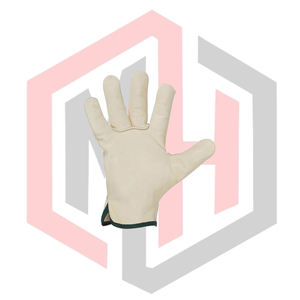 Gants de travail confortables en cuir de vachette, respirants, résistants aux déchirures, antidérapants, anti-chaleur, anti-impact, usage général - Product Image 2