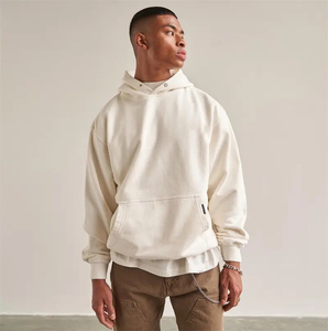 Sweat à capuche oversize tendance pour hommes et femmes, coupe ample, vêtement décontracté, fabricant de sweats à capuche pour hommes - Product Image 3