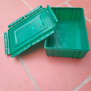 OEM Custom Storage <b>Crate</b> with Lid Heavy Duty Industrial <b>Stackable</b> Box Made in Vietnam Custom Brand Model LD-023 - Product Image 6