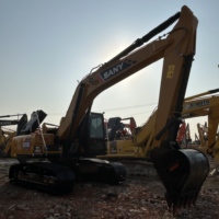 Excavatrice sur chenilles SANY SY215C de haute qualité, sans fuite d'huile, faible consommation de carburant, livraison mondiale, excavatrice Sany d'occasion