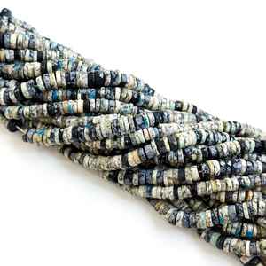 ลูกปัดแจสเปอร์ K2 ธรรมชาติทรงเหลี่ยมขนาด 5-6 มม. ลูกปัดอัญมณีแบบหลวมสำหรับทำเครื่องประดับ ขายส่ง ลูกปัดแจสเปอร์ขนาด 16 นิ้ว - Product Image 4