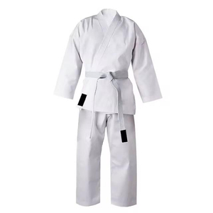 Vêtements de sport respirants en tissu polyester-coton confortable pour hommes, uniforme d'entraînement de judo et de karaté de haute qualité, vente chaude, personnalisation OEM - Product Image 1