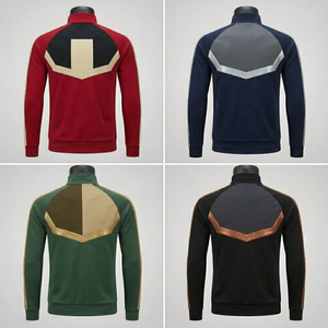 Chaqueta Deportiva Personalizada para Hombre, Chaqueta de Entrenamiento Atlético con Cierre Completo, Fabricante OEM ODM - Product Image 3
