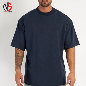 เสื้อยืดคอกลมแขนสั้นผู้ชายทรงโอเวอร์ไซส์ สีเทา ผ้าฝ้าย 100% ทรงลำลอง แห้งเร็ว ระบายอากาศได้ดี NURAK SPORTS รุ่น NS-705 - Product Image 6
