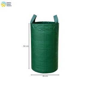 High Quality 50L Tall HDPE Woven Grow <b>Bag</b> UV Stabilized Planter <b>Bag</b> with 2 Handles for <b>Nursery</b> Horticulture - Product Image 2