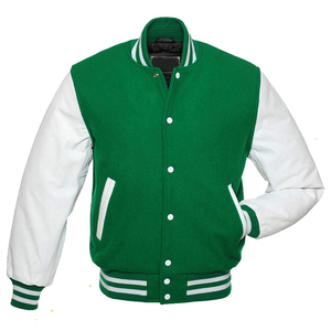Vestes de baseball et universitaires décontractées en cuir et laine 100 % personnalisées avec logos sur mesure – Collection Hiver 2026 - Product Image 4