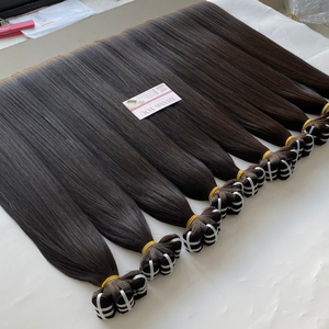 Extensiones de cabello Remy vietnamita virgen puro 100%, paquetes rectos de hueso de larga duración, cabello humano crudo sin procesar de alta calidad - Product Image 4