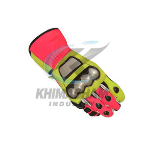 Gants d'entraînement en cuir durables avec design à doigts complets, fermeture auto-agrippante, respirants et antidérapants pour la conduite en extérieur - Product Image 5