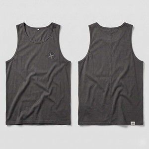 Camiseta sin mangas para hombre con logo personalizado OEM al por mayor, estilo vintage lavado, streetwear, sin mangas, lisa, tipo muscle tee, 100% algodón, ecológica, de secado rápido. - Product Image 6