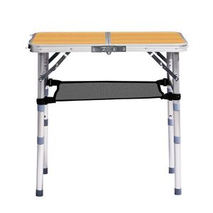 Outdoor Folding 2ft Aluminum <b>Table</b> for Camping Picnic Patio-Portable 3 <b>Adjustable</b> Height Lightweight Small Size - Product Image 2