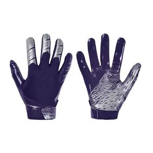 Vente flash - Gants de football américain avec logo personnalisé, design léger pour l'entraînement, gants de sport en cuir avec protection pour adultes - Product Image 1