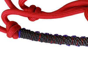 Venta al por Mayor de Cabestros de Nailon para Caballos, Cuerda de 8 mm, Grillete de 15 mm de Grosor, Diseño de Banda Nasal Personalizable, Tejido a Mano, OEM/ODM, Silla de Montar Inglesa - Product Image 3