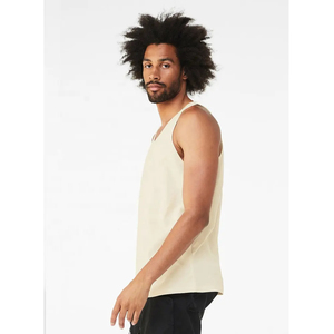 Hoodies de sport personnalisés avec logo imprimé, sans manches, pour hommes, en tissu uni à séchage rapide, débardeurs de course et d'entraînement pour hommes - Product Image 2