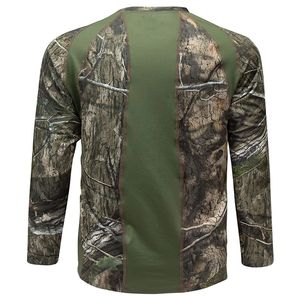 Chemise de chasse camouflage à manches longues pour homme, respirante, en polyester, séchage rapide, vêtements tactiques de tir, vente en gros OEM - Product Image 4