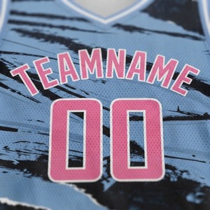 Maillot de basketball unisexe personnalisé sans manches, impression numérique, nom de l'équipe, numéro 23, respirant, 100 % polyester, bretelles réglables, col rond - Product Image 4