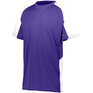 T-shirt sportif pour homme, jaune et noir, manches raglan, séchage rapide, coupe classique, col rond, tricoté en polyester - Product Image 5