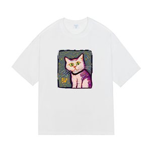 2026 Latest <b>Men's</b> Oversized <b>White</b> Custom Printed 100% Cotton <b>Long</b> <b>Sleeve</b> O-Neck Casual Solid Regular Fit Quick Dry Breathable - Product Image 3