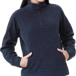 Polaire coupe ajustée de grande taille pour hommes, manches longues, confortable, couleur unie, hiver, chaud, tissage tricoté, anti-rétrécissement, avec logo personnalisé - Product Image 1