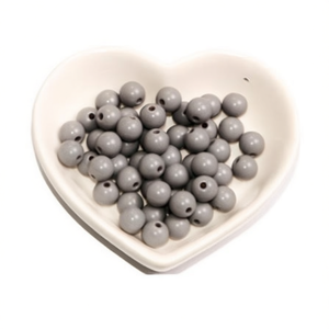 Perline ILAN da 8mm Grigie per Creazione di Gioielli - Product Image 2