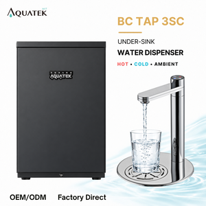 Distributeur d'eau sous évier AQUATEK BC TAP 3SC 3 en 1 (eau chaude, froide et tempérée) avec robinet tactile en alliage d'aluminium - Product Image 1