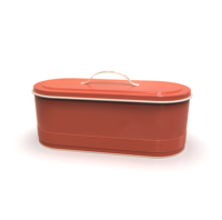 Conteneur de stockage alimentaire en métal au design rétro en forme de poisson avec couvercle vert pour une utilisation en cuisine