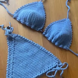 Bas de bikini au crochet, 100% coton - Product Image 1
