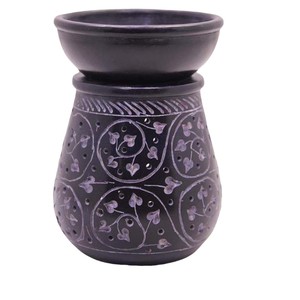 Indian Manufacturing Top Brand Product Natural Shinning Soapstone Aroma Oil <b>Burner</b> For Home And Office Decoration item - Product Image 2