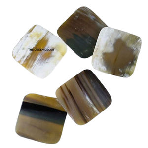 Sous-verres en corne multi-usages pour la décoration de tables d'hôtels et de restaurants, produits de cuisine très demandés, pour le service du café et du thé - Product Image 5