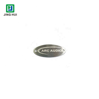 Plaque signalétique métallique personnalisée en acier, gravée et estampée, badges en acier inoxydable, taille et épaisseur personnalisées pour cadeaux d'affaires