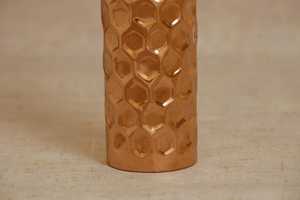 Bouteille d'eau marocaine en laiton faite à la main – Bouteille écologique non toxique et durable – Cadeau et décoration d'intérieur en cuivre pur - Product Image 3