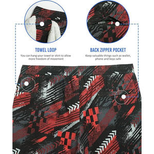 Shorts de sport décontractés pour hommes en tissu éponge, séchage rapide, anti-plis, avec ourlet fendu, taille élastique, respirants, pour le yoga - Product Image 4