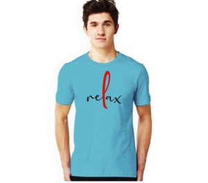Camiseta de Manga Corta Azul Rey para Hombre con Estampado de la Letra "Conqueror", Corte Regular, Cuello Redondo, Algodón Jersey, Estilo Casual - Product Image 2