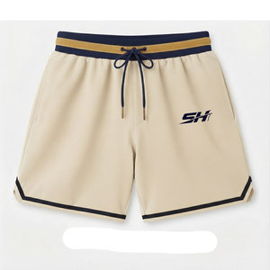Pantalones cortos de baloncesto ligeros para hombre, de secado rápido, transpirables, de ajuste holgado, absorbentes del sudor, hasta la rodilla, pantalones cortos para juego para hombre - Product Image 1