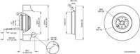 Ventilateur mural centrifuge en plastique pour compresseur de climatiseur AHU, souffleur d'air de refroidissement, moteur externe à double roulement à billes, usage domestique, CE